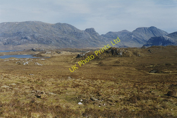Photo 6"x4" View east from the Carnmore path summit Spidean nan Clach c1999