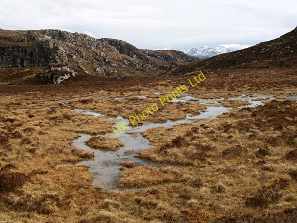 Photo 6"x4" Boggy area above Glac Sheilich Durnamuck c2008