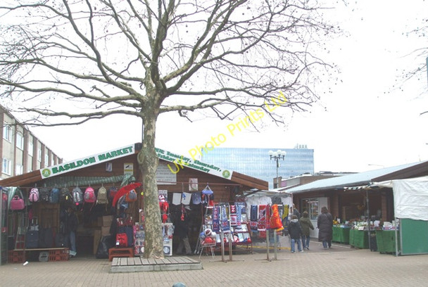 Photo 6"x4" Basildon Market Barstable c2008
