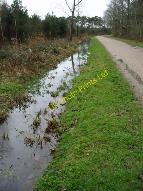 Photo 6"x4" Footpath and drainage ditch Radfall c2008