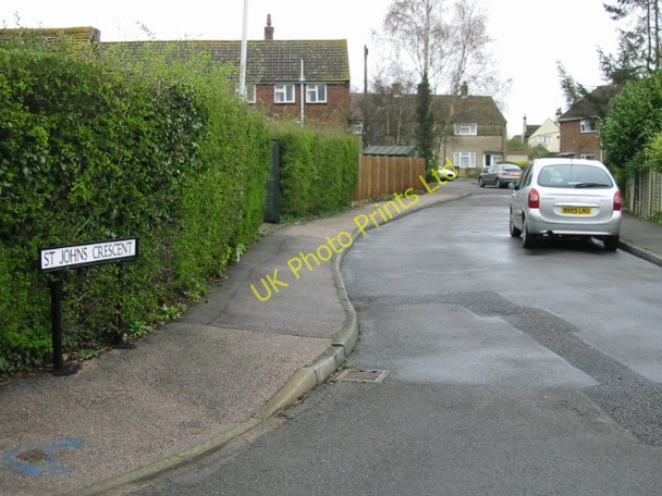 Photo 6"x4" View along St John's Crescent, off Fleet Lane Tyler Hill Blean c2008