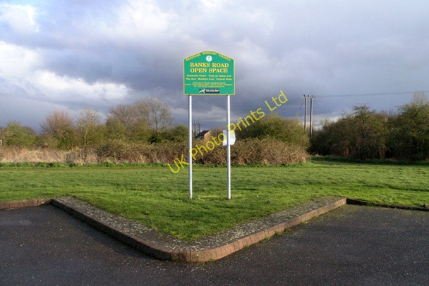 Photo 6"x4" Open Space sign Toton Long Eaton c2008
