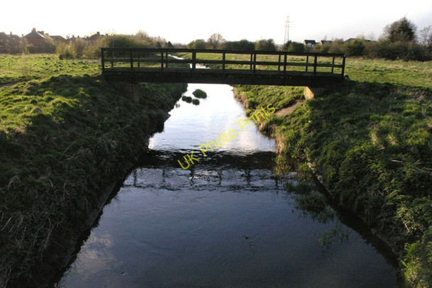 Photo 6"x4" Border footbridge Long Eaton c2008