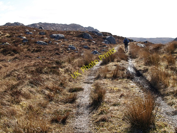 Photo 6"x4" Track, Loch a' Bhaid-Luachraich Drumchork\/NG8788 c2008