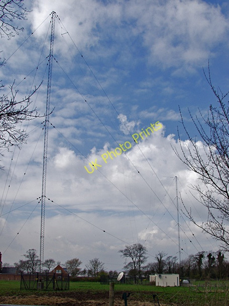 Photo 6"x4" Paull radio masts Paull c2008