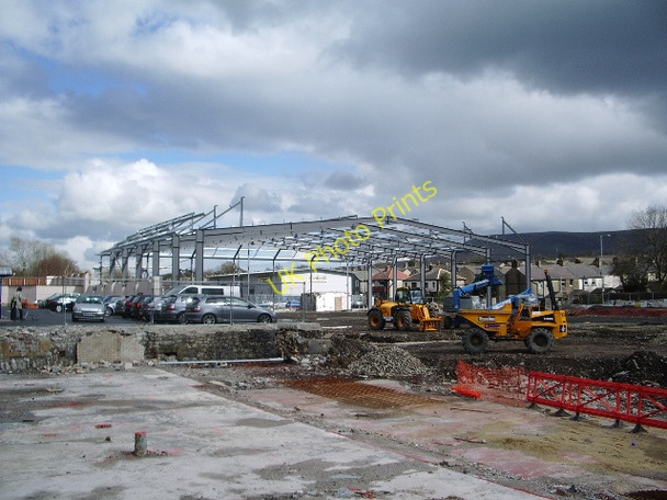 Photo 6"x4" Steelwork for the new Homebase Clitheroe\/SD7441 c2008