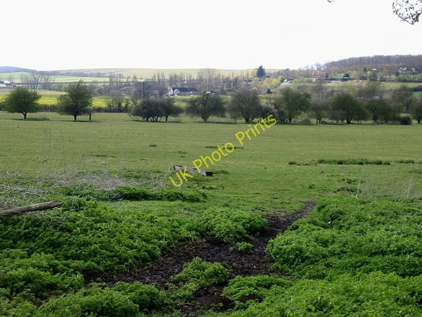 Photo 6"x4" View across the fields near Denstroude Honey Hill\/TR1161 c2008