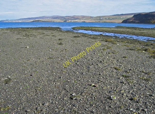 Photo 6"x4" Beach at the head of Loch Bay Bay\/NG2653 c2008