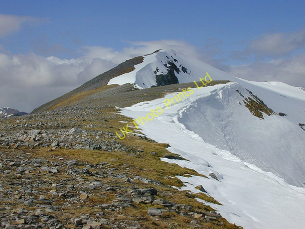 Photo 6"x4" Summit of A' Chralaig A' Chr\u00e0laig c2002