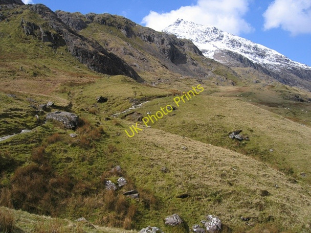 Photo 6"x4" A view towards Crib Goch from the Pyg track Gwastadnant c2008