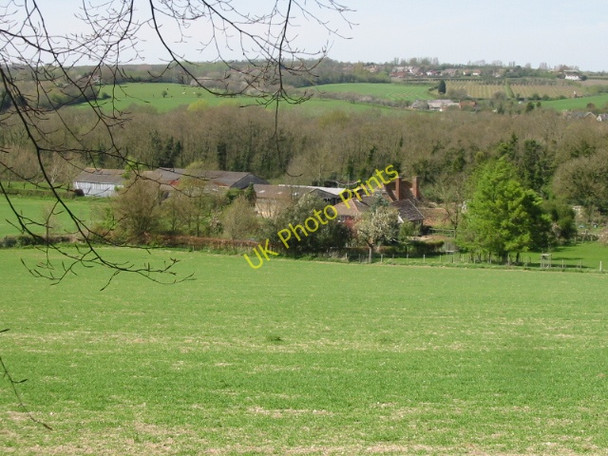 Photo 6"x4" View across the Stour Valley Bagham c2008