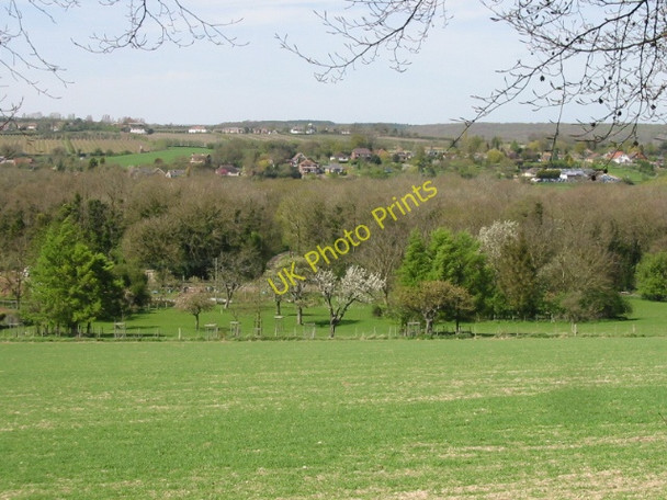 Photo 6"x4" View from Old Wye Lane Bagham c2008