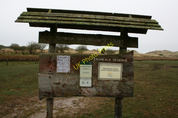 Photo 6"x4" Signs at Eskmeals Reserve Newbiggin\/SD0994 c2008