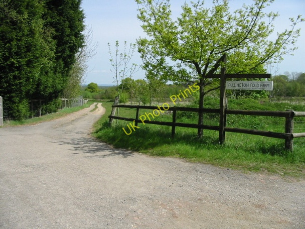 Photo 6"x4" Entrance and farm track at Pullington Fold Farm, Benenden Road Pullington c2008