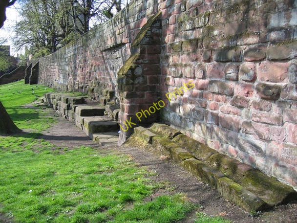 Photo 6"x4" Roman masonry and the city wall Chester c2008