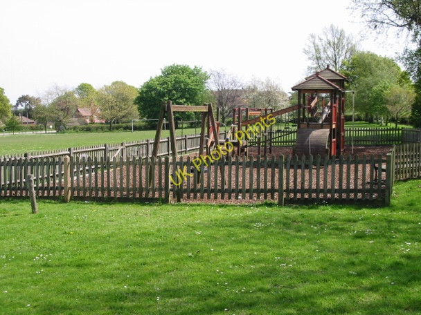 Photo 6"x4" Play area at Benenden recreation ground Pullington c2008