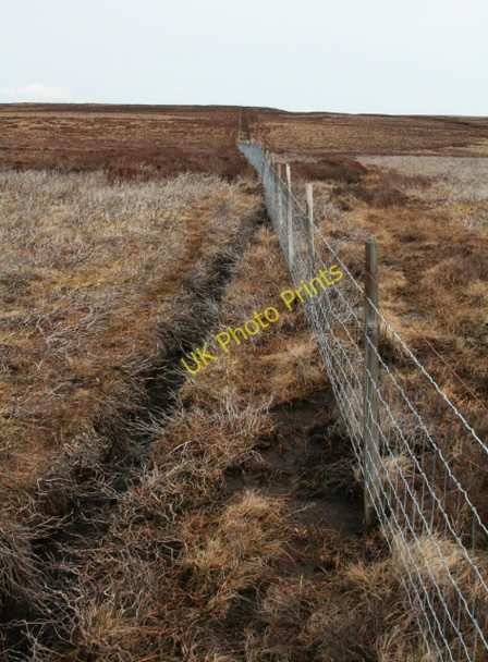Photo 6"x4" Fence on Priests Tarn Hill Priest's Tarn c2008