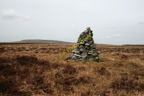 Photo 6"x4" Memorial Cairn on Priest's Tarn Hill Priest's Tarn c2008