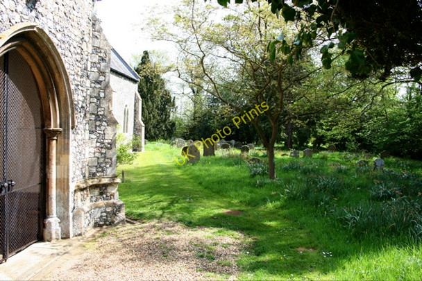 Photo 6"x4" Churchyard at All Saints Alburgh Alburgh c2008