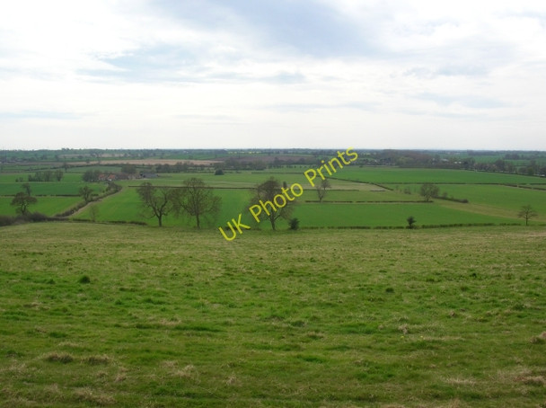 Photo 6"x4" Looking down to the point to point course Whitwell-on-the-Hill c2008
