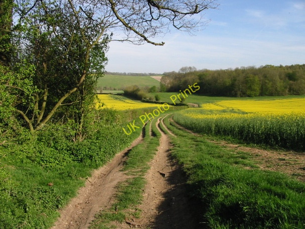 Photo 6"x4" Farm track and byway to Crundale church Crundale\/TR0749 c2008