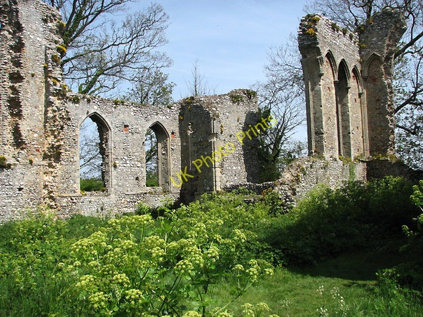 Photo 6"x4" The ruins of St Mary's Priory Sheringham c2008