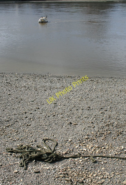 Photo 6"x4" Rope on the Foreshore Westminster c2008