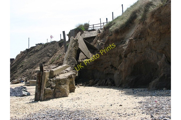 Photo 6"x4" Remains of IRB slipway Happisburgh c2008