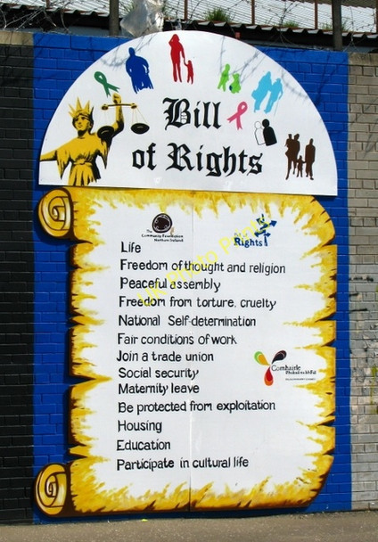 Photo 6"x4" Mural, Northumberland Street, Belfast [3] Belfast c2008