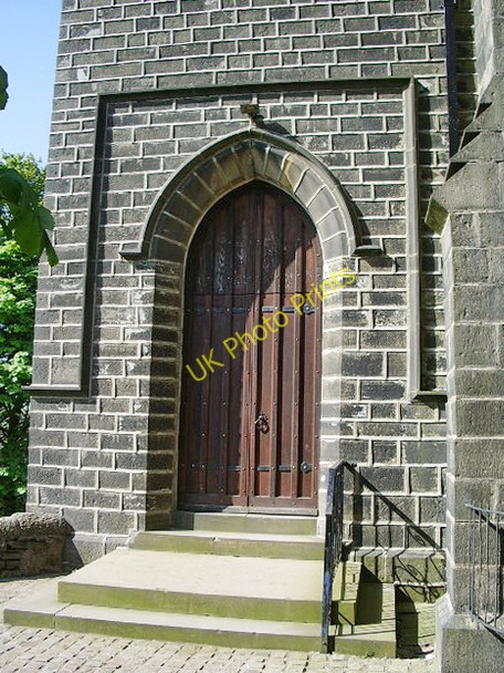 Photo 6"x4" St Mary and All Saints Church, Goodshaw Chapel, Doorway Rawtenstall c2008