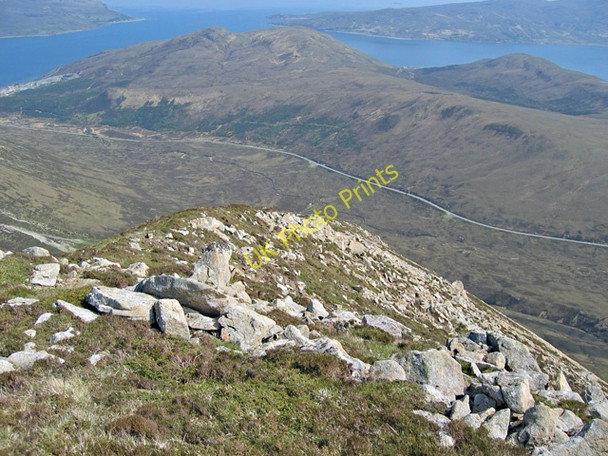 Photo 6"x4" The end of Beinn Dearg Mhor's north ridge Sconser c2008