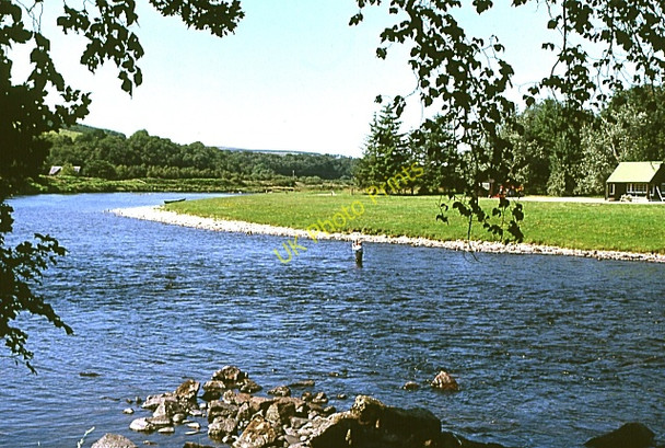 Photo 6"x4" River Spey south of Rothes Rothes c1990