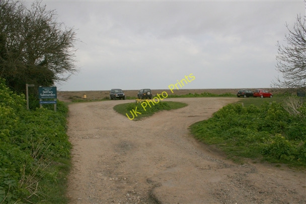 Photo 6"x4" Car park, Stiffkey Marshes Stiffkey c2007