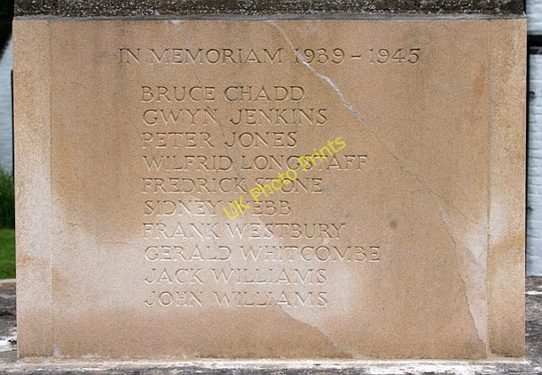 Photo 6"x4" Names on east face of Hanley Castle war memorial Church End\/SO8341 c2008
