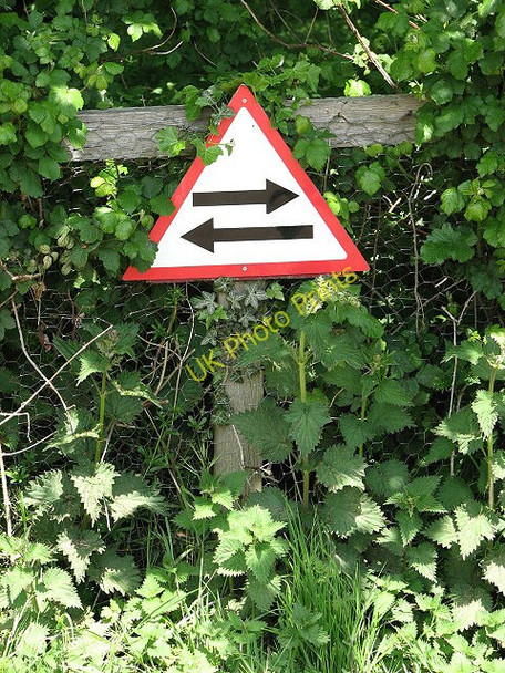 Photo 6"x4" Traffic sign Fritton\/TG4600 c2008