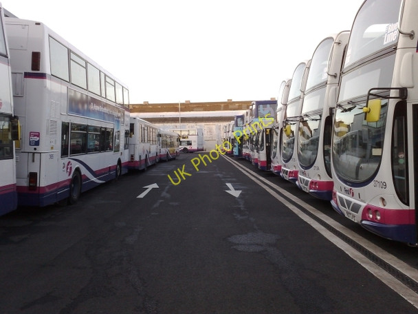 Photo 6"x4" Hunslet Park Bus Depot (2) Leeds\/SE3034 c2008