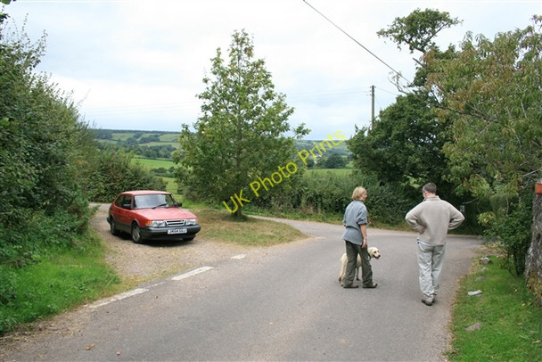 Photo 6"x4" Ball Lane, Farway Church Green\/SY1796 c2007