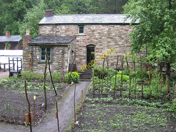 Photo 6"x4" Rear view of a reconstructed forester's cottage Lower Soudley c2008