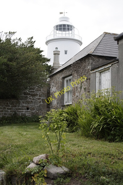 Photo 6"x4" St Agnes Lighthouse and Reading Room Hugh Town c2008