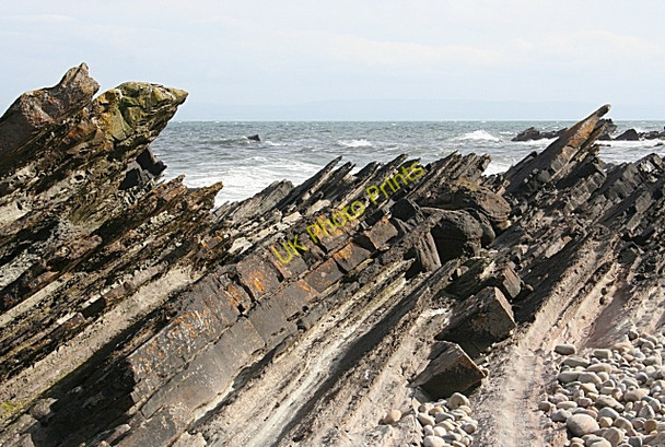 Photo 6"x4" Sharp Rocks Toulvaddie c2008