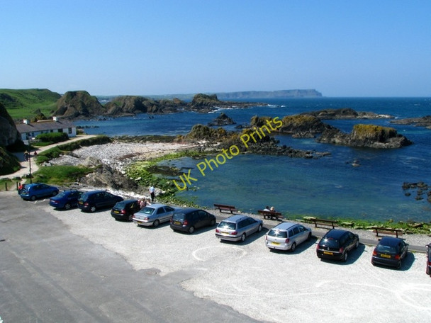 Photo 6"x4" Cars at Ballintoy harbour Ballintoy c2008