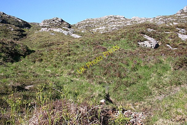 Photo 6"x4" Above the Laxford River Alltan Easain Rabail c2008