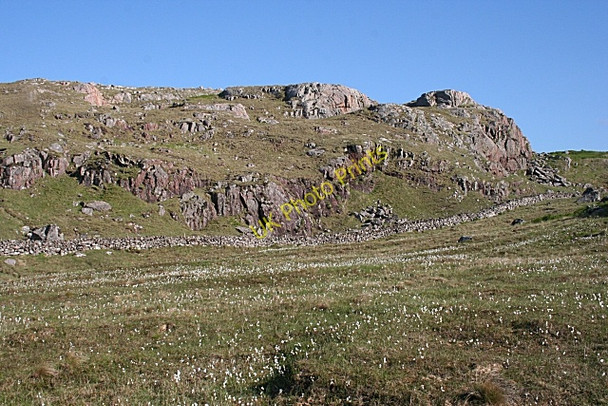 Photo 6"x4" Crags above Lochan nam Meallan Oldshoremore c2008