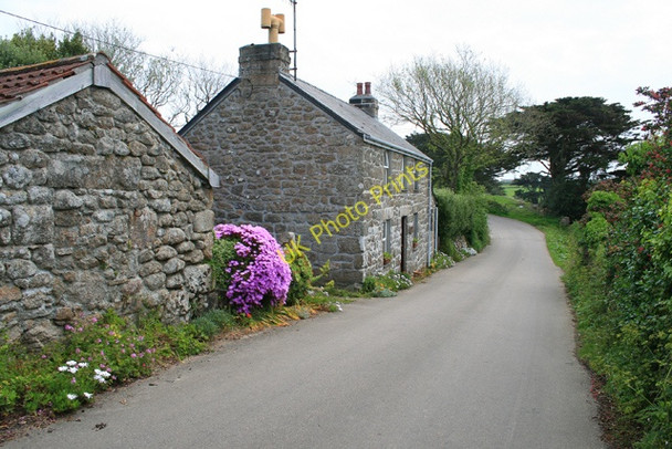 Photo 6"x4" Cottage on The A3110 Hugh Town c2008
