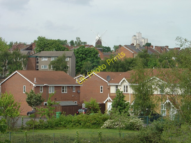 Photo 6"x4" View of Sneinton from Manvers Street railway bridge Nottingham\/SK5641 c2008