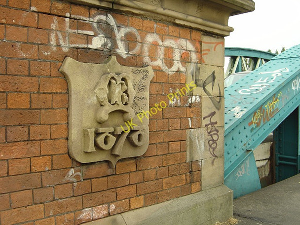 Photo 6"x4" Lady Bay Bridge - date stone West Bridgford c2008
