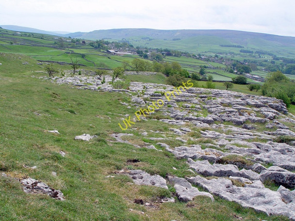 Photo 6"x4" Limestone pavement Grassington c2008