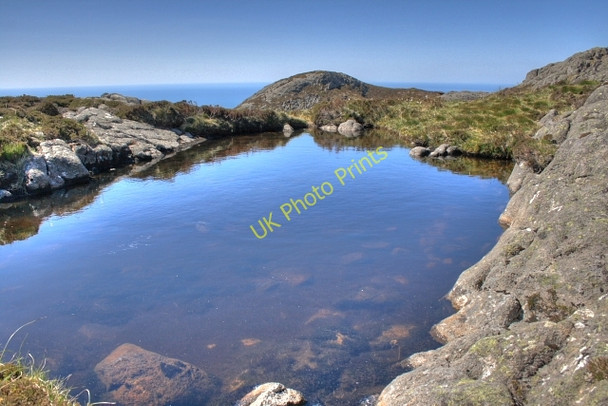 Photo 6"x4" Small Lochan on An Sgurr Sandamhor c2008