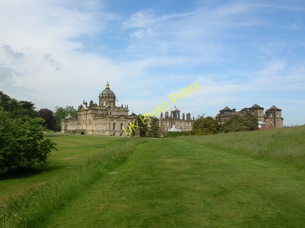 Photo 6"x4" South face of Castle Howard from the temple path Coneysthorpe c2008