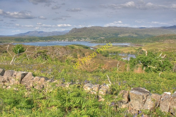Photo 6"x4" Stone Wall on Ruemach Hill Arisaig\/Arasaig c2008